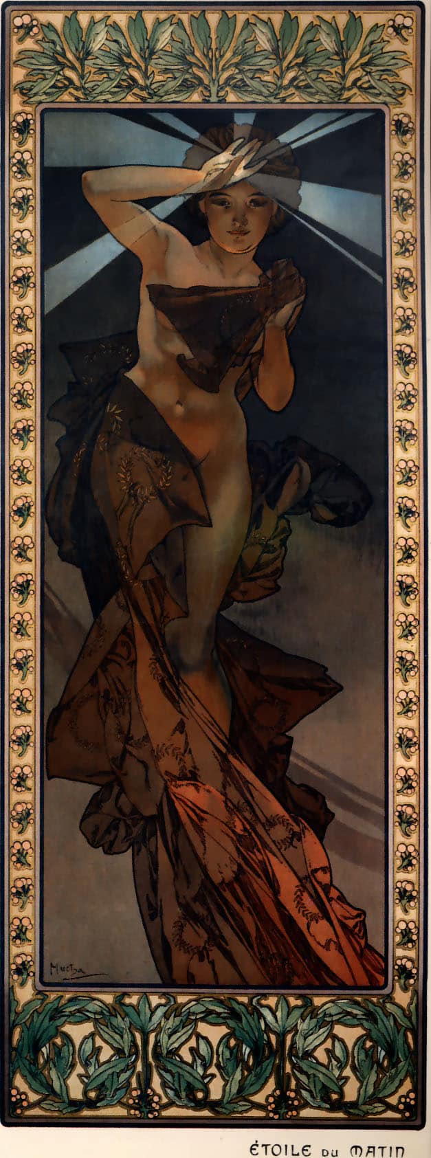 Stella del mattino – Mucha Alfons Mucha 70x160