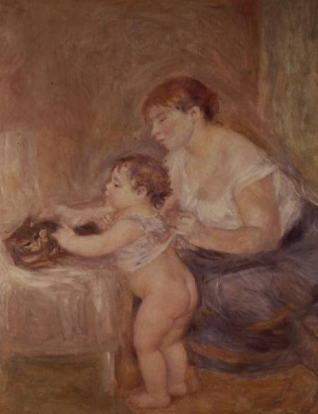 Madre e bambino – Pierre-Auguste Renoir Pierre-Auguste Renoir 70x85