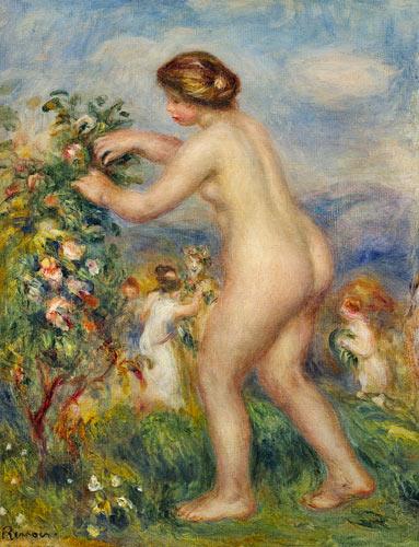 Giovane donna nuda nel paesaggio – Pierre-Auguste Renoir Pierre-Auguste Renoir 70x85