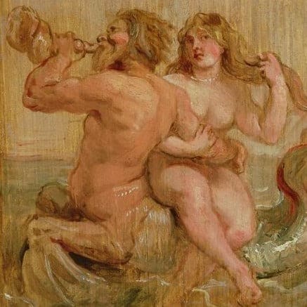 Néréide e Tritone – Peter Paul Rubens Peter Paul Rubens 70x70