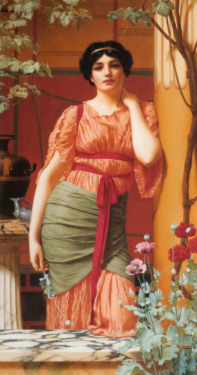 Nérissa – John William Godward John William Godward 70x140