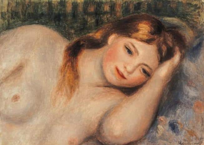 Nu (Giovane ragazza sdraiata in busto) – Pierre-Auguste Renoir Pierre-Auguste Renoir 105x70