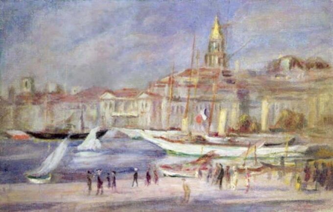 Il vecchio porto di Marsiglia – Pierre-Auguste Renoir Pierre-Auguste Renoir 105x70