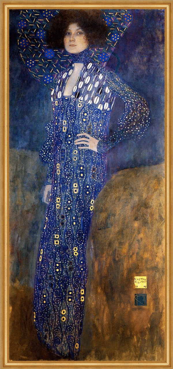 Ritratto di Emilie Flöge II – Gustav Klimt Gustav Klimt 70x160