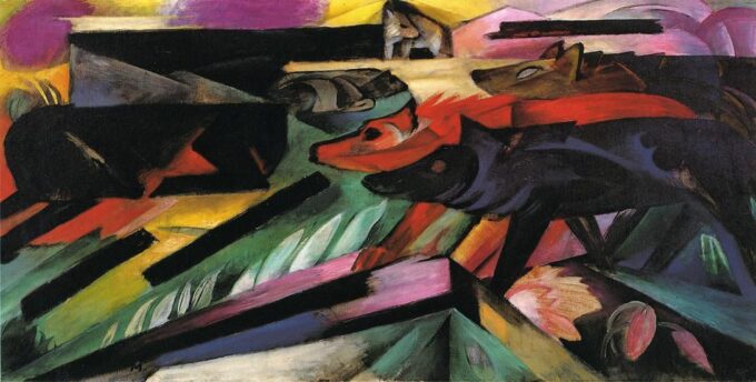 I Lupi (Guerra dei Balcani) – Franz Marc Franz Marc 140x70