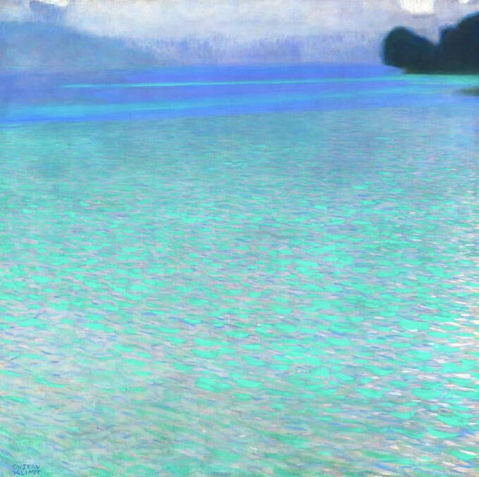 L’isola sul lago Attersee – Gustav Klimt Gustav Klimt 70x70