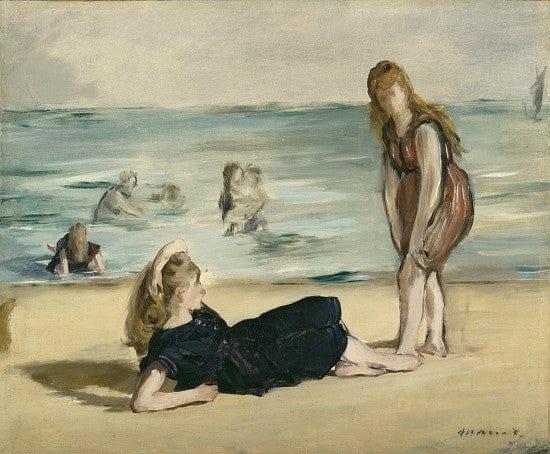 Donne sulla spiaggia – Edouard Manet Édouard Manet 85x75