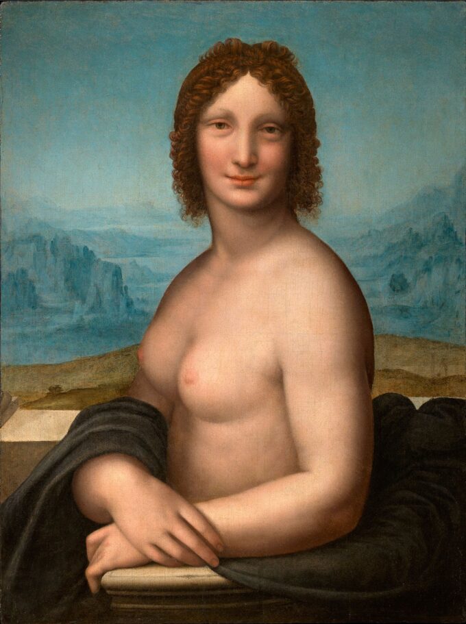 La Gioconda nuda – Leonardo da Vinci Léonard da Vinci 70x85