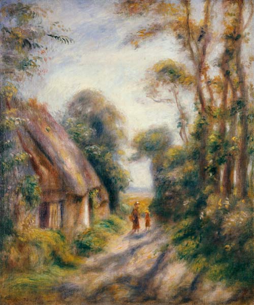 La periferia di Berneval – Pierre-Auguste Renoir Pierre-Auguste Renoir 70x85