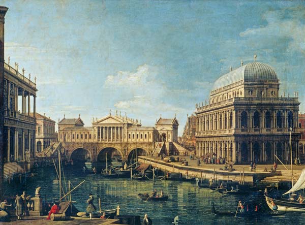 Capriccio: una concezione palladiana per il ponte di Rialto – Giovanni Antonio Canal Giovanni Antonio Canal 105x70