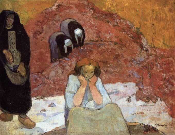 Misère humaine – Paul Gauguin Paul Gauguin 85x75