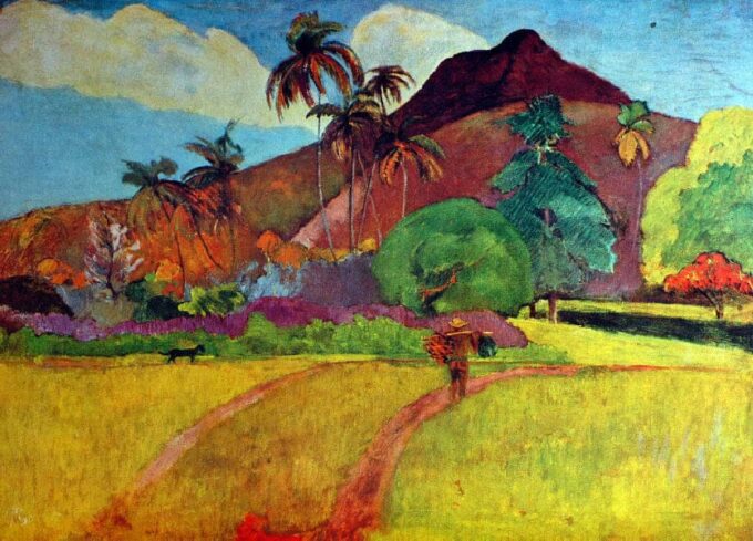 Montagne tahitiane – Paul Gauguin Paul Gauguin 105x70