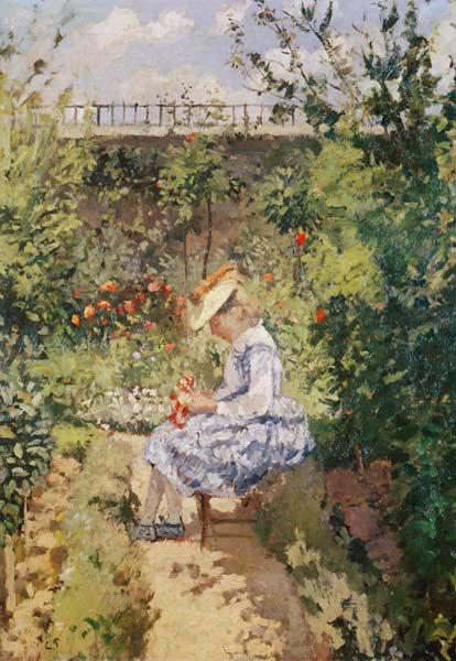 Ragazza in un giardino – Edouard Manet Édouard Manet 70x105