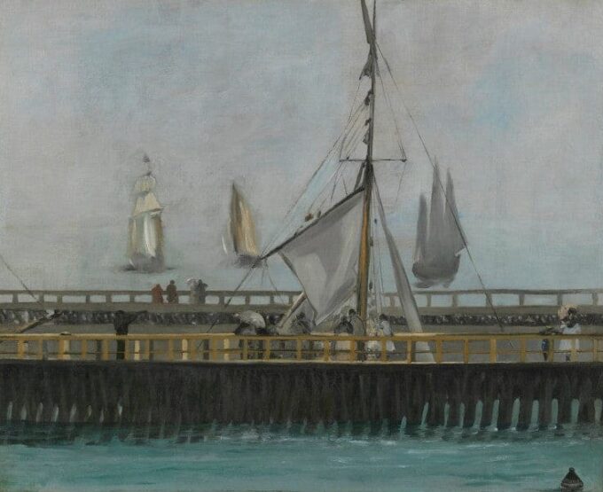 La diga di Boulogne-sur-Mer – Edouard Manet Édouard Manet 85x75