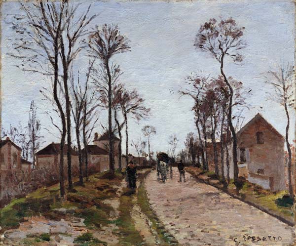 La strada da Saint Cyr a Louveciennes – Edouard Manet Édouard Manet 85x75