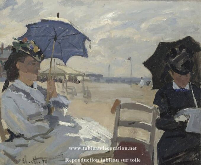 La Spiaggia a Trouville – Claude Monet Claude Monet 85x75