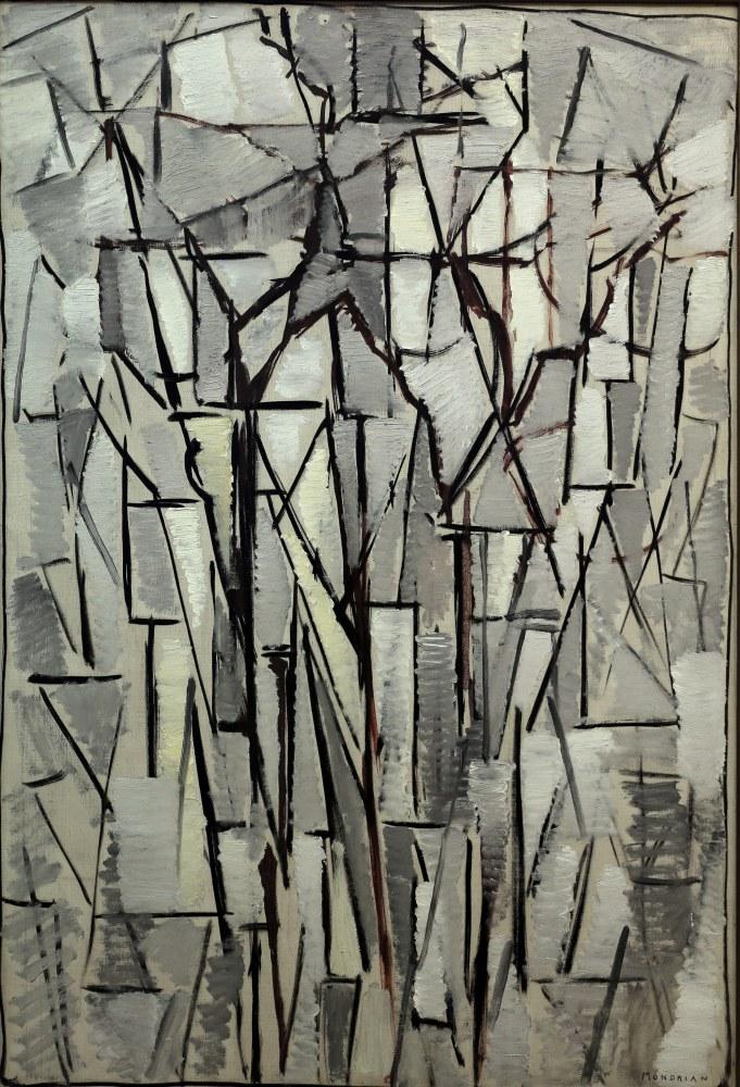 Alberi di composizione II – Mondrian Piet Mondrian 70x105