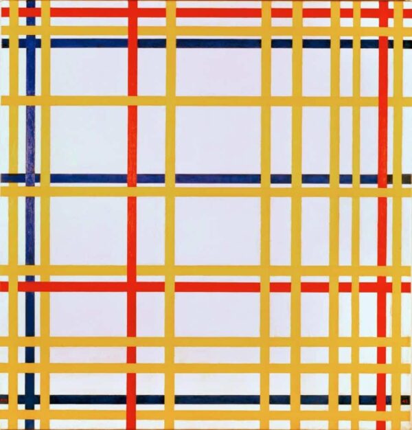 Ville di New York – Mondrian Piet Mondrian 70x70