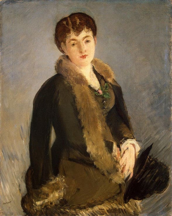 Ritratto di Mademoiselle Isabelle Lemonnier – Edouard Manet Édouard Manet 70x85