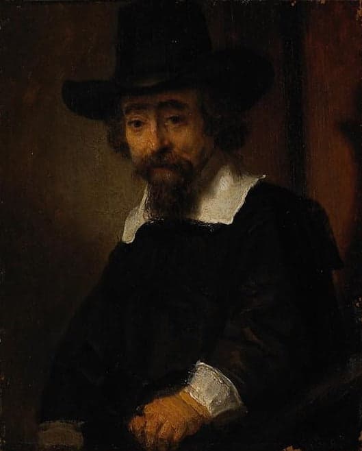 Ritratto di Ephraim Bueno – Rembrandt van Rijn Rembrandt van Rijn 70x85