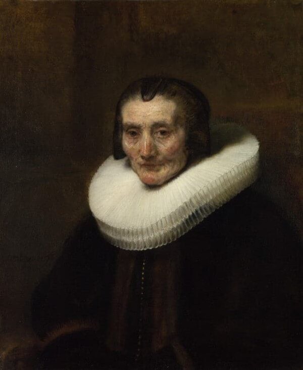 Ritratto di Margaretha de Geer, moglie di Jacob Trip – Rembrandt van Rijn Rembrandt van Rijn 70x85