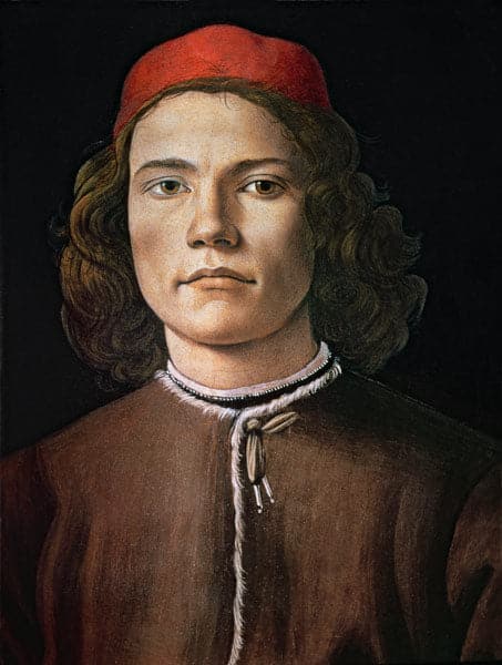 Ritratto di giovane uomo – Sandro Botticelli Sandro Botticelli 70x85