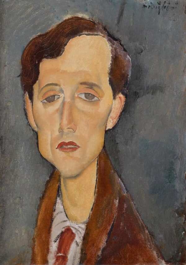 Ritratto di Franz Hellens – Amedeo Modigliani Amedeo Modigliani 70x105