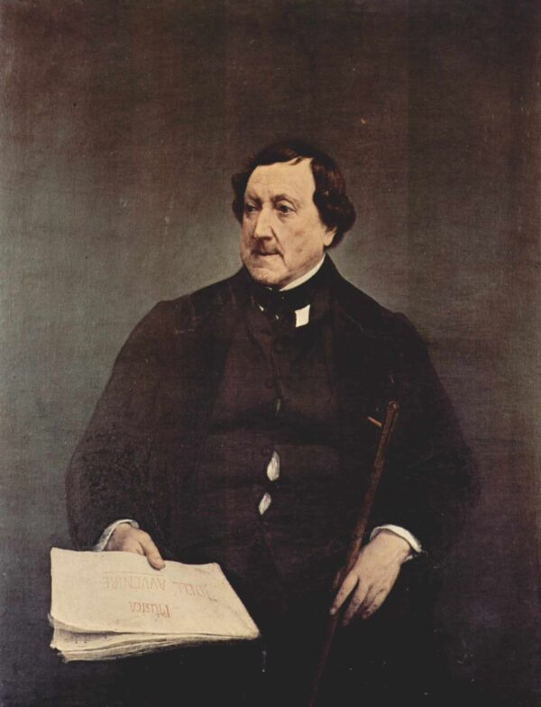 Ritratto di Gioachino Rossini – Francesco Hayez Francesco Hayez 70x85