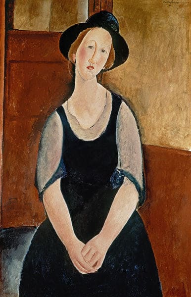 Ritratto di Thora Klinchlowstrom – Amedeo Modigliani Amedeo Modigliani 70x105