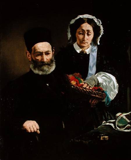 Ritratto di Monsieur e Madame Auguste Manet – Edouard Manet Édouard Manet 70x85