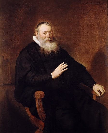 Ritratto del pastore Eleazer Swalmius, 1637 – Rembrandt van Rijn Rembrandt van Rijn 70x85