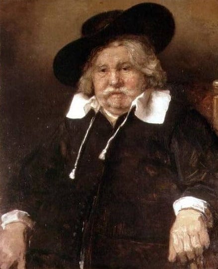 Ritratto di un vecchio uomo – Rembrandt van Rijn Rembrandt van Rijn 70x85