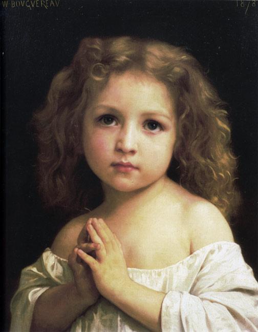 Preghiera – William Bouguereau William Bouguereau 70x85