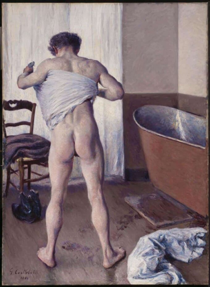 Uomo nella vasca – Caillebotte Gustave Caillebotte 70x105