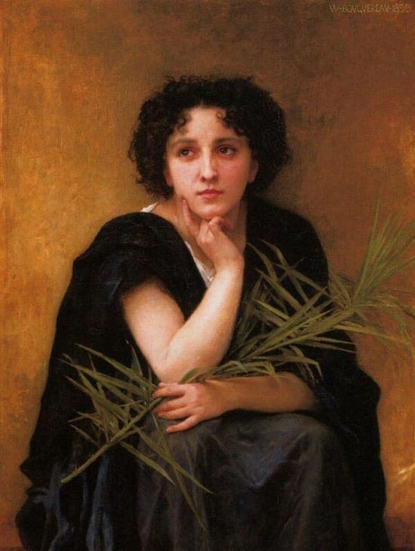 Riflessione – William Bouguereau William Bouguereau 70x85