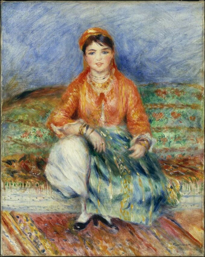 Giovane ragazza algerina – Pierre-Auguste Renoir Pierre-Auguste Renoir 70x85