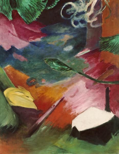 Cervo nella foresta I – Franz Marc Franz Marc 70x70