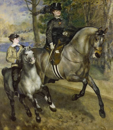 Cavalieri nel bosco – Pierre-Auguste Renoir Pierre-Auguste Renoir 70x85