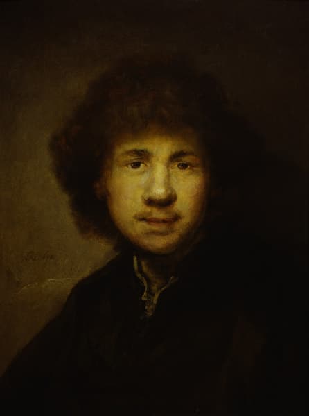 Autoritratto 1630 – Rembrandt van Rijn Rembrandt van Rijn 70x85