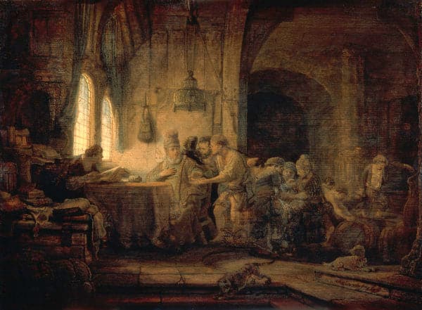 I lavoratori della vigna – Rembrandt van Rijn Rembrandt van Rijn 105x70