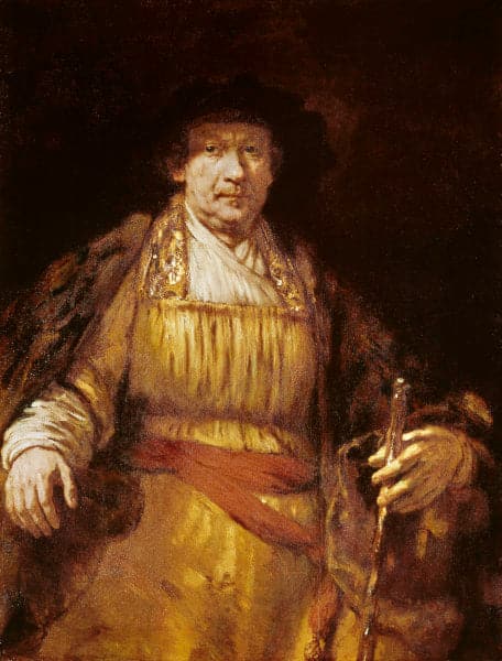 Autoritratto 1658 – Rembrandt van Rijn Rembrandt van Rijn 70x85