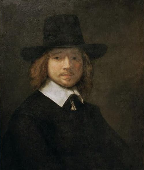 Cercle, ritratto di un gentiluomo – Rembrandt van Rijn Rembrandt van Rijn 70x85