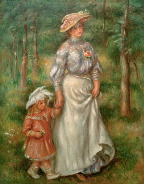 La passeggiata di Pierre – Auguste Renoir Pierre-Auguste Renoir 70x85