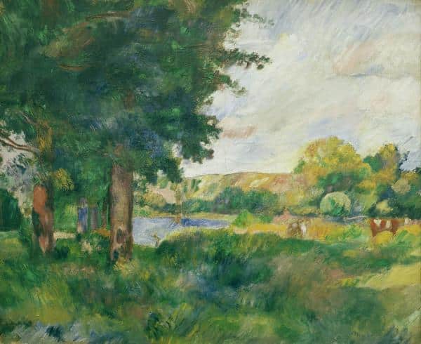 Paesaggio dell’Ile de France c.1885 – Pierre-Auguste Renoir Pierre-Auguste Renoir 85x75