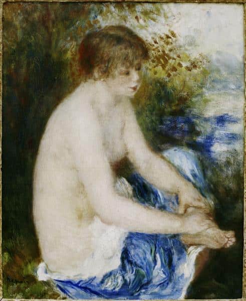 Petit nu bleu 1878 – Pierre-Auguste Renoir Pierre-Auguste Renoir 70x85