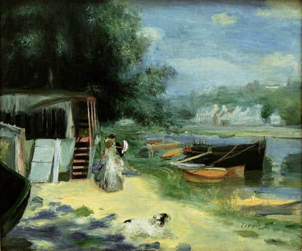 Il luogo di balneazione 1871 – Pierre-Auguste Renoir Pierre-Auguste Renoir 85x75