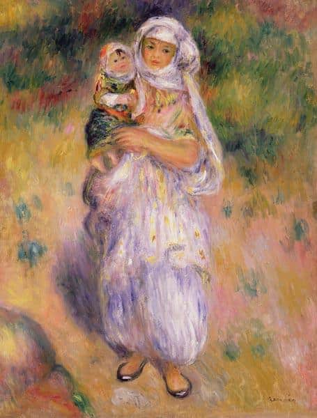 Donne e bambini algerini – Pierre-Auguste Renoir Pierre-Auguste Renoir 70x85