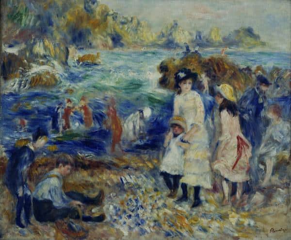 Bambini sulla spiaggia 1883 – Pierre-Auguste Renoir Pierre-Auguste Renoir 85x75