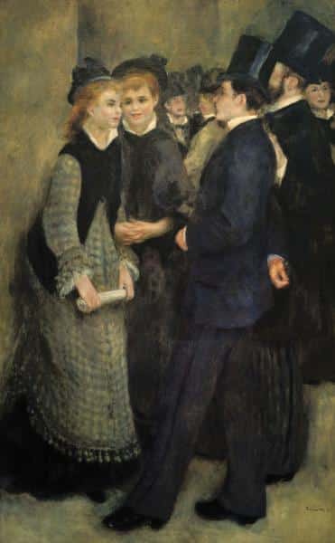 L’uscita del Conservatorio 1877 – Pierre-Auguste Renoir Pierre-Auguste Renoir 70x105