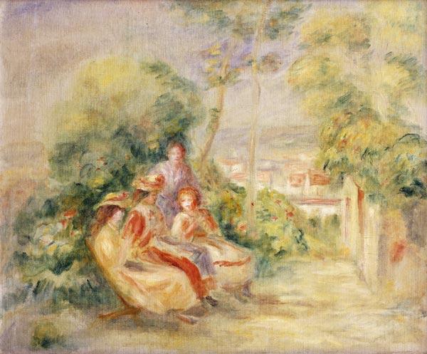 Ragazza nel giardino Probabilmente nel giardino del Castello dei Brouillards, dove Renoir del 1893 – Pierre-Auguste Renoir Pierre-Auguste Renoir 85x75